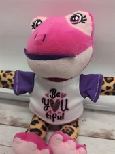  Funky Frogz Frog Plush Frog Leopard Pink Beautiful Be You Snap On Bracelet New