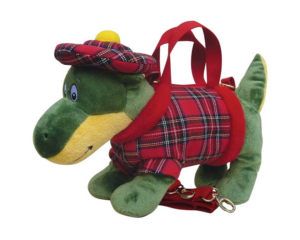 FAITHFUL FRIENDS COLLECTABLES Nessie bag LOCH NESS MONSTER plush handbag Nessie Novelty Bags Nessies Scotland