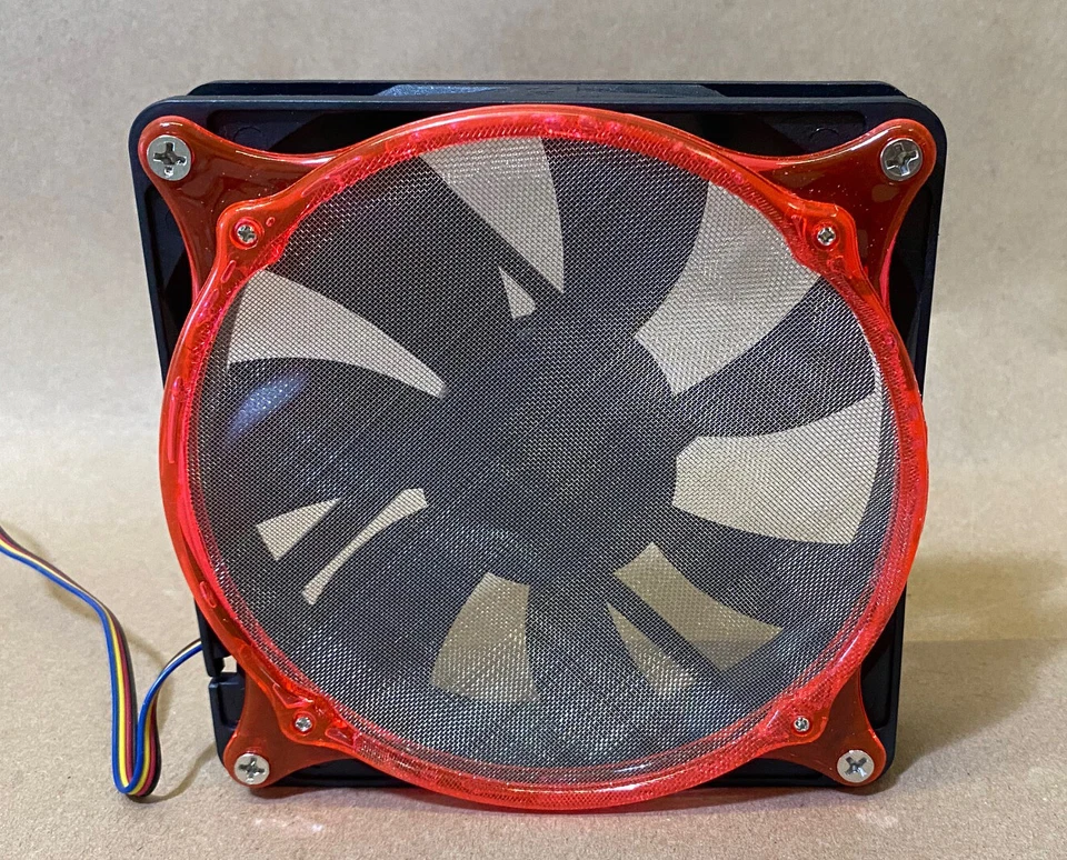 New EVERCOOL 120MM Dual Ball Bearing 4pin PWM PC Case Cooling Fan w/ Dust Filter - Image 3 of 4