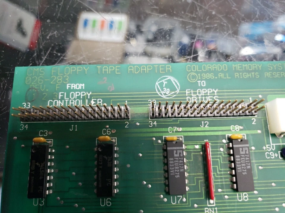 Adaptador de cinta disquete Colorado Memory Systems CMS 026-283 FC ENVÍO GRATUITO Foto 4 de 4