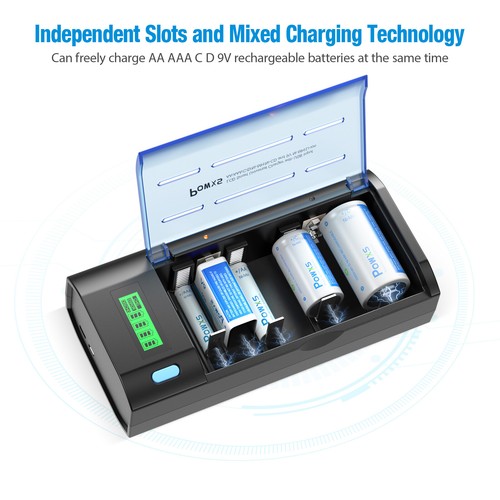 Lot C D Cell Rechargeable Batteries 5/10AH NI-MH / AA AAA 9V C D Battery Charger - Picture 97 of 115