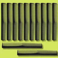 12Pcs Hair Cutting Comb Barber Hair Styling Combs Set for Salon Barbers Styling