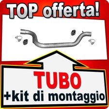 Tubo intermedio per FORD FOCUS III Familiare 2 Volumi C-MAX II 2.0 TDCi Marmitta