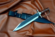 D-Guard Handle Handmade knife-12 inches Long Blade large Hunting,camping,Tactica