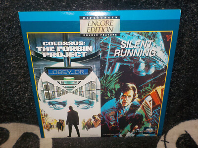 Colossus The Forbin Project & Silent Running Widescreen Laserdisc LD FreeShip$50