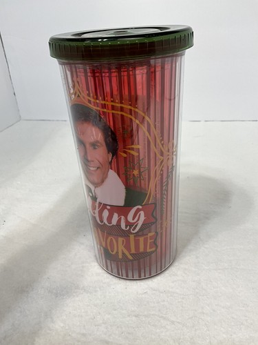Buddy The Elf SMILING IS MY FAVORITE 20oz Travel Tumbler Cup NO STRAW Scratches - 第 7/14 張圖片
