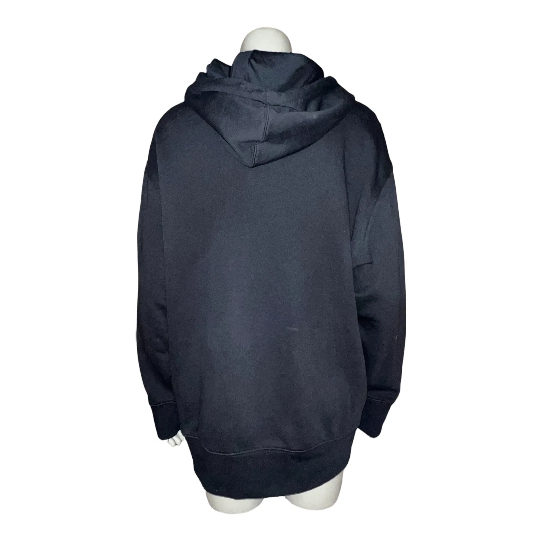 Adidas Loungewear Black Adicolor 3D Trefoil Oversized Women s Hoodie Medium NWT