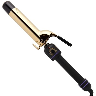 HOT TOOLS Pro Signature Gold Curling Iron | 1-1/4'' Barrel for Long-Lasting Curls