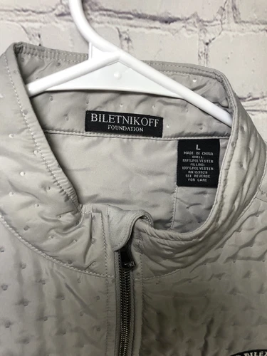 Oakland Raiders Jacket Men’s Large Fred Biletnikoff Foundation HOF Field Coat image 4