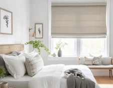 CHICOLOGY Roman Shades for Windows, Window Treatments New In Open Box