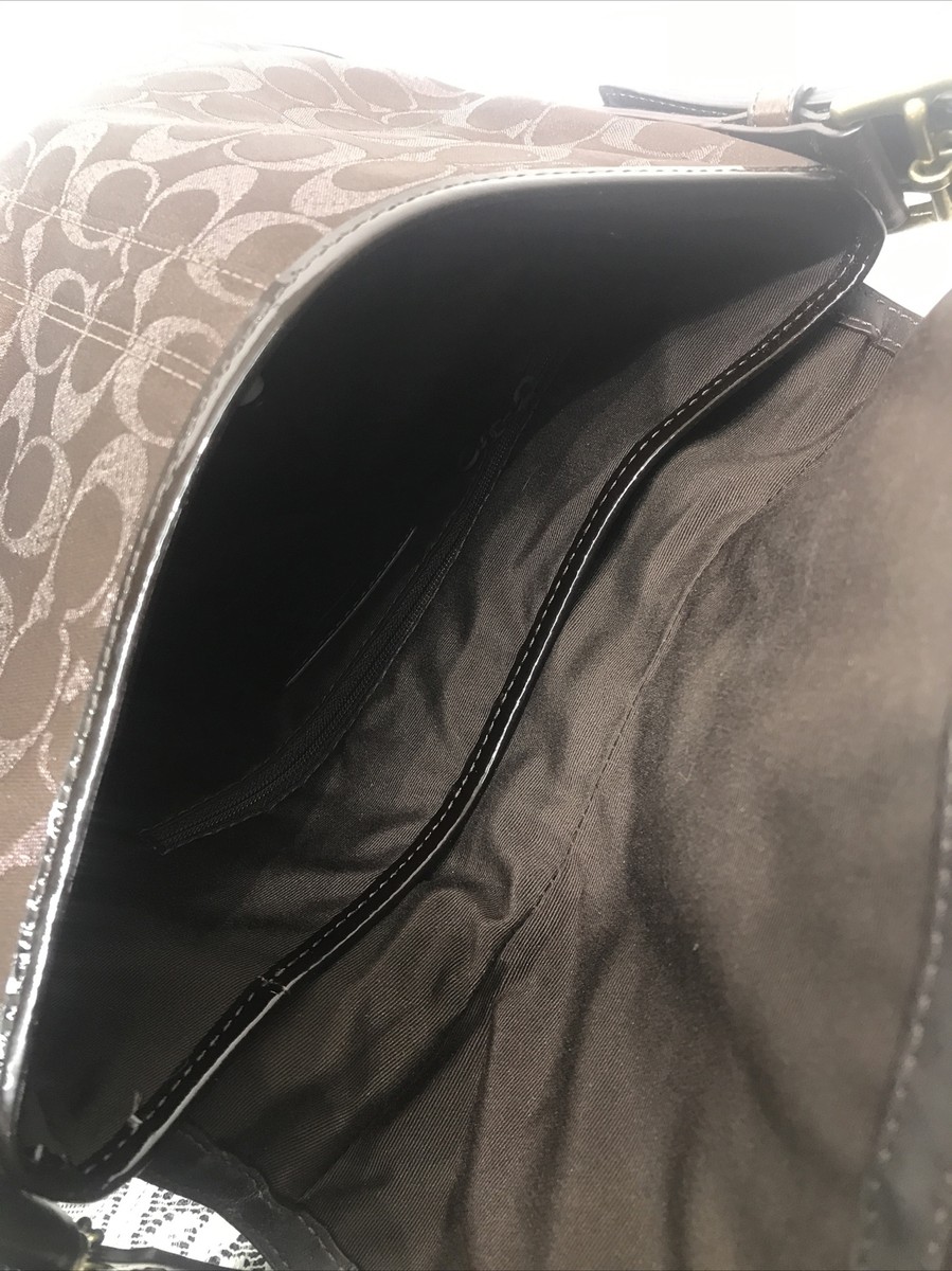 COACH H0868-F12852 Dark Brown Sparkly Signature Bag/Tote | eBay COACH H0868-F12852 Dark Brown Sparkly Signature Bag/Tote | eBay