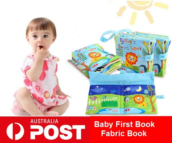 First Book Baby Story Toddler Interactive Education Soft Cloth Fabric Book  Gift