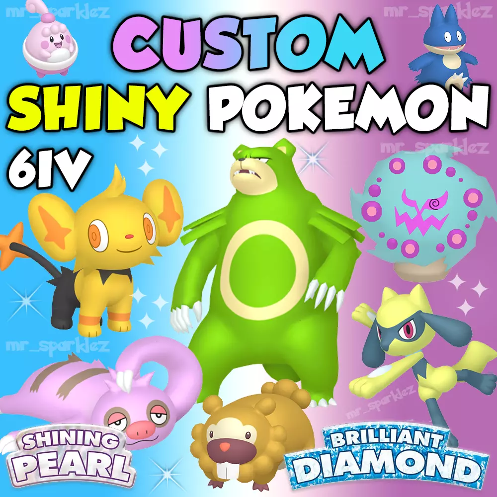 Pokemon Brilliant Diamond & Shining Pearl 6IV Shiny Pokemon / Ditto /  Custom Pokemo, Video Gaming, Gaming Accessories, In-Game Products on  Carousell