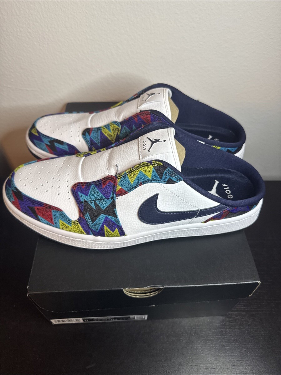FJ1214-100 Nike Air Jordan 1 Mule Golf White Speed Yellow FJ1214-100 Nike Air Jordan 1 Mule Golf White Speed Yellow
