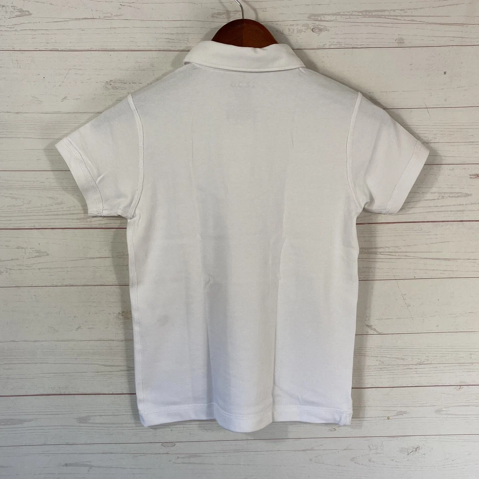 Izod Sensory Friendly Approved Schoolwear Polo Shirt Unisex Sz M 10/12 White New - Image 3 of 4