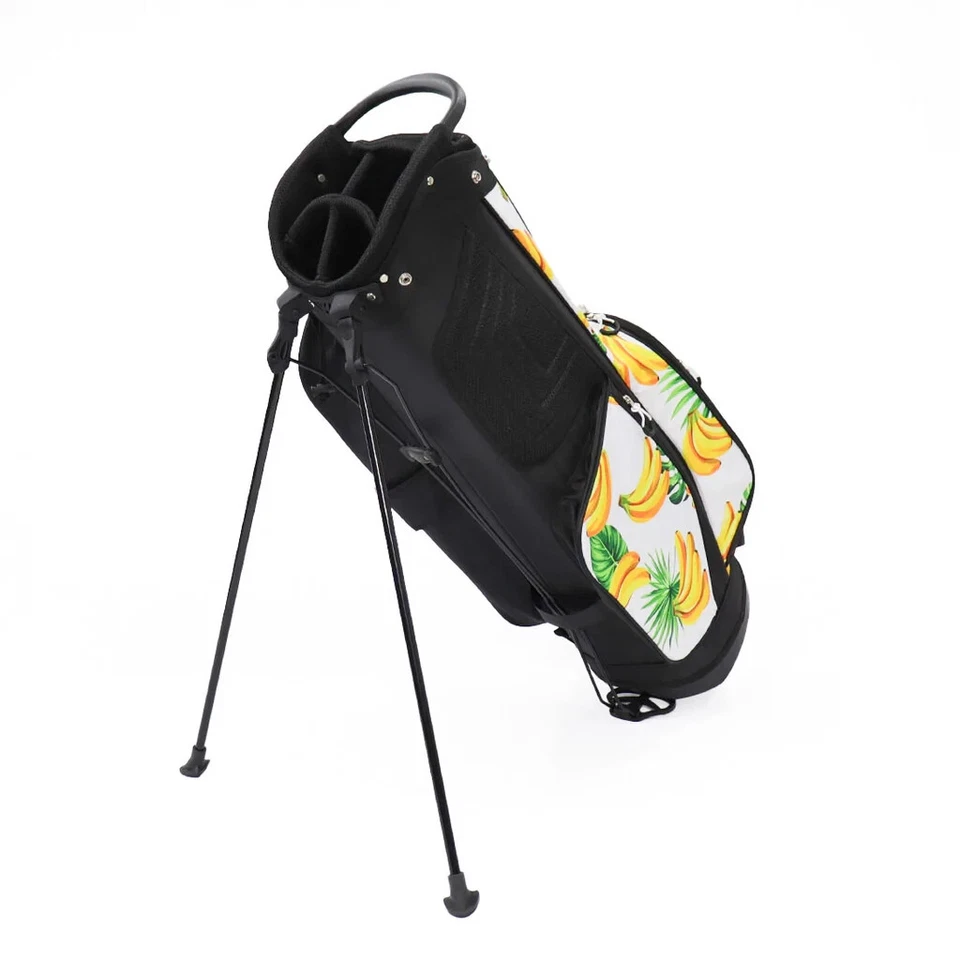 Loudmouth 高尔夫手提支架包轻便 8.5 x 47 英寸男女通用 2025 香蕉白色 — 第 2/4 张图片