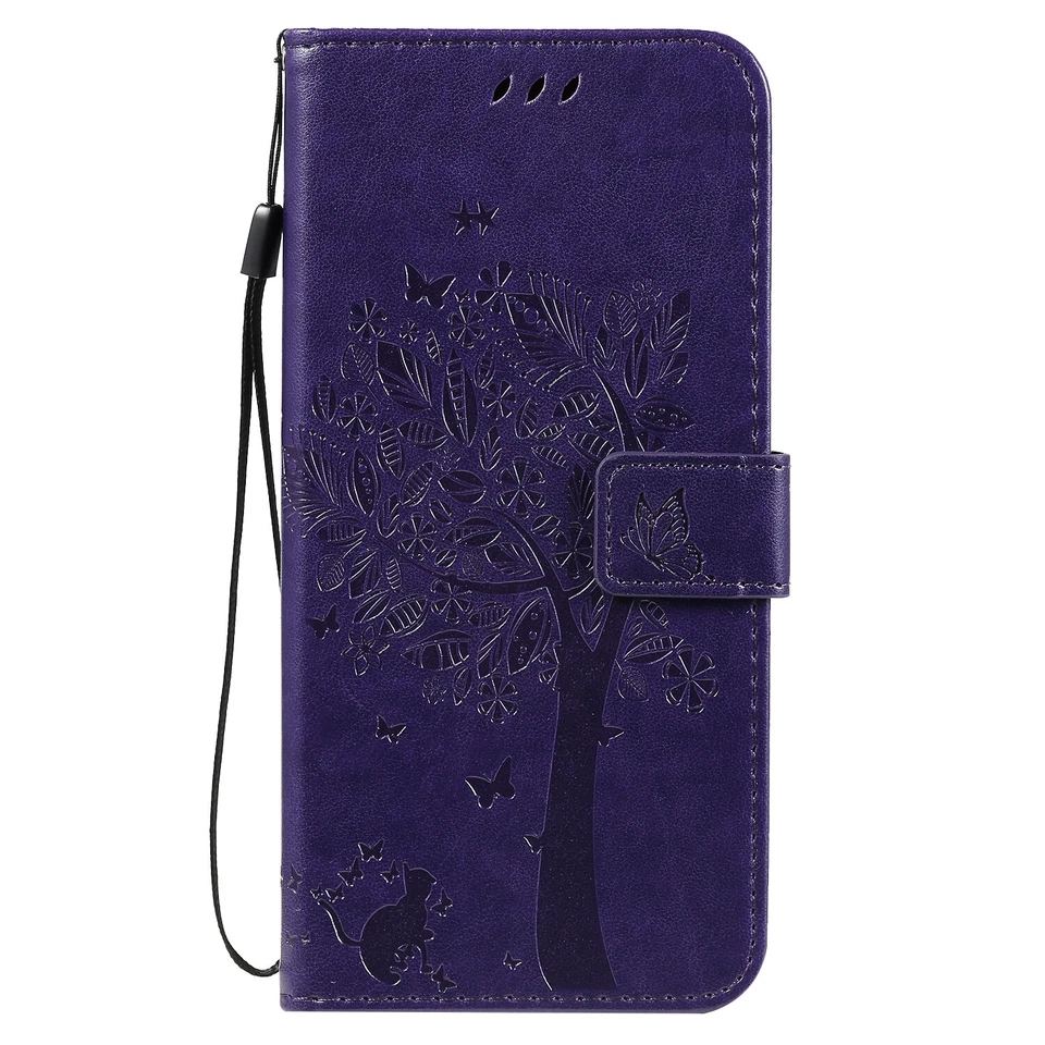 Embossing PU Leather Flip Wallet Case Phone Cover for Xiaomi Note 10 9 8 8T 9T  - Image 3 of 4