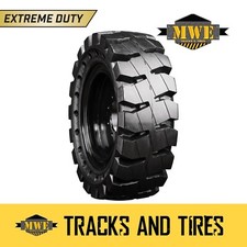 12-16.5 (33x12-18) Solid Non Direction Tire With Rim - John Deere, New Holland