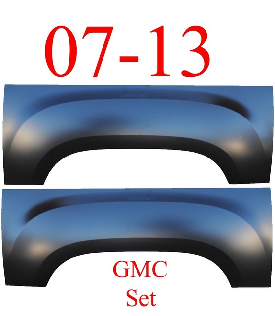 GMC 07 13 Upper Wheel Arch Set, Repair Panel, Sierra Truck, 1.2MM, Weld