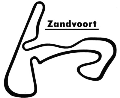 Zandvoort Rennstrecke Auto Aufkleber Sticker  Tuning 1x