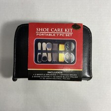 7 Pc Portable Shoe Care Kit