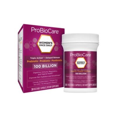 Women s Once Daily Probiotic - Digestive Support - 100 Billion CFUs -30 Capsules