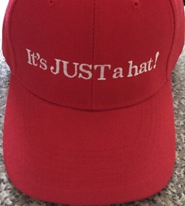 trump parody hat