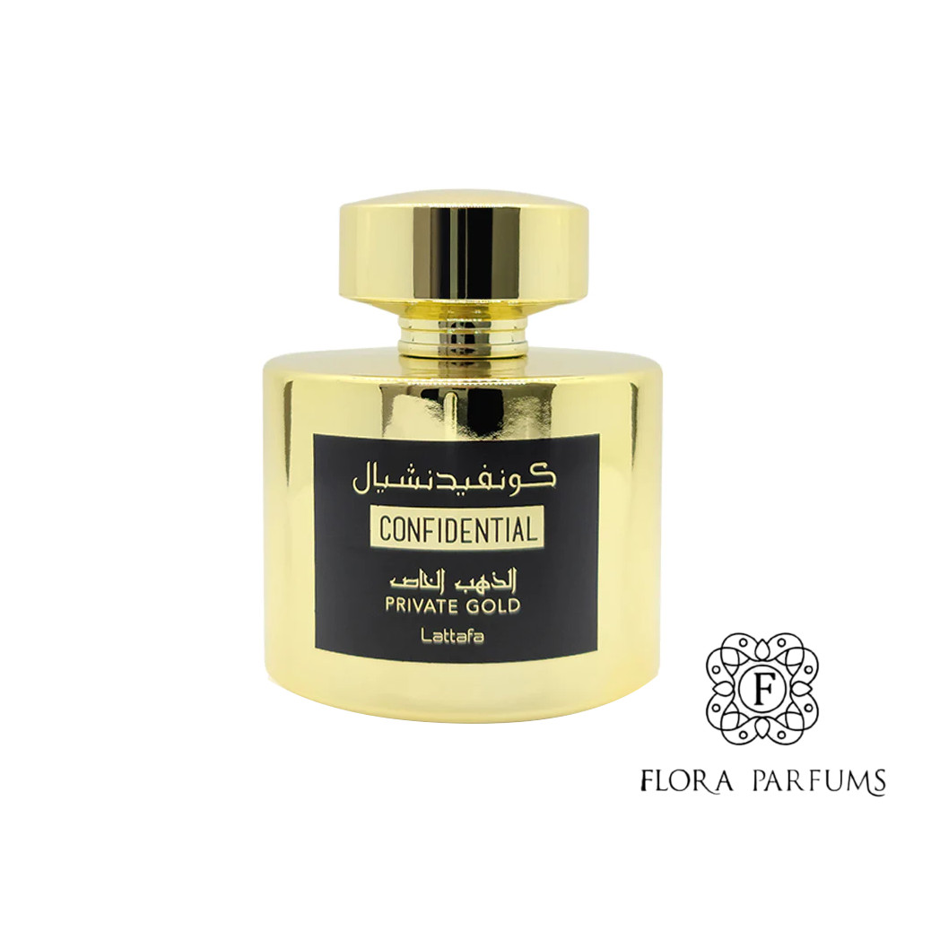 Confidential Private Gold Lattafa parfum de soirée élégant 100ml pour moments exclusifs