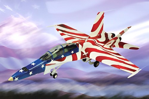 Franklin Mint F/A-18 Hornet US Navy "Stars and Stripes" 1:48 B11E759 - 第 1/1 張圖片