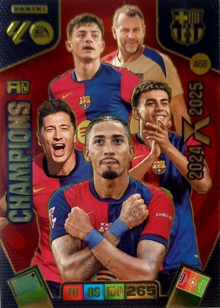 CARD CHAMPIONS. FC BARCELONA       Adrenalyn 2025_2026.Totalmente Nuevo