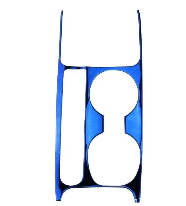 For Nissan Kicks 2017-2020 2024 Blue Steel Center Console Water Cup Holder Frame Foto 3 de 4