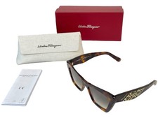 Salvatore Ferragamo Tortoise Cat Eye Women's Sunglasses / Gradient Lenses 1081SE
