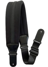 Wepop Guitar Strap Elastic Soft Comfortable Neoprene Leather 3.4in Bass Acous...