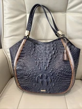 Brahmin Marianna Andesite tri texture shoulder bag Melbourne genuine leather