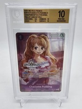BGS 10 PRISTINE One Piece Charlotte Pudding OP12-071 CS 26-27 Finalist Card Set