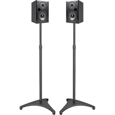 #ad #ad Speaker Stand Adjustable Extend 20quot; to 44quot; Holds Satellite Speakers amp; Sma... $54.31