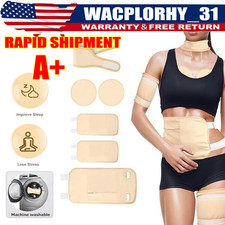 1Set Adjustable Castor Oil Pack Wrap for Women Reusable Organic Cotton Pack Kit