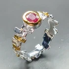Fine Art Natural Tourmaline Ring 925 Sterling Silver Size 8 /R471876