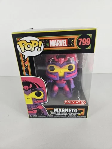 Funko POP! Marvel Blacklight Magneto Darklight #799 Target Exclusive