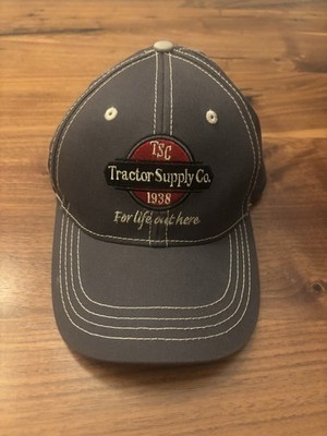 Tractor Supply Co. Gray Beige Adjustable Baseball Cap Men's Outdoor Casual