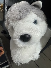 Aurora Husky Realistic Plush Stuffed Animal D...