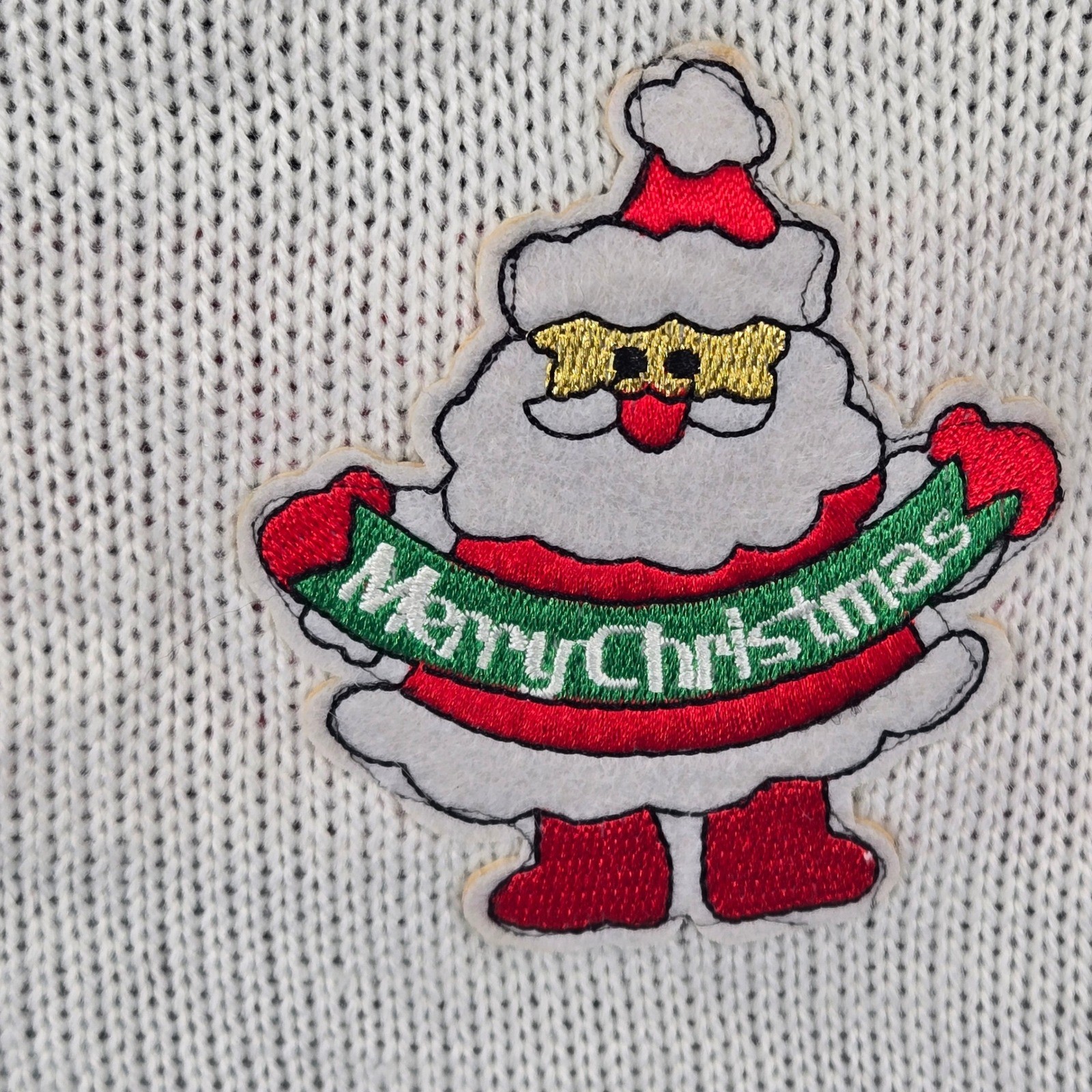 You Look Ugly Today Mens M Christmas Tree Hoodie Ugly Holiday Sweater Snowflake image 10