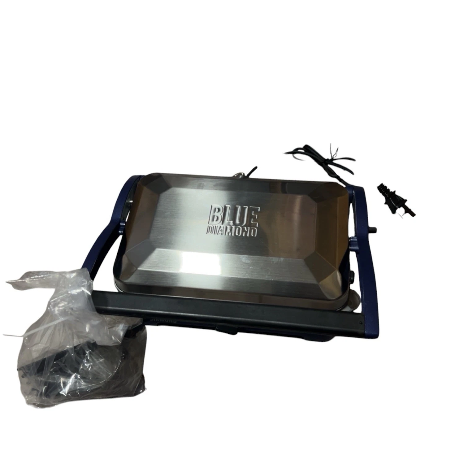 Blue Diamond Electric Sizzle Griddle Blue CC002858-002 NIB NEW
Opens in a new window or tab