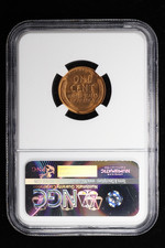 NGC 1954 Grade MS 65 Lincoln Wheat US Small Cents (1909-1958) for