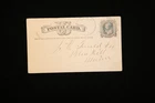 UNITED STATES POSTAL CARD ONE CENT FAIRFIELD MAINE 1893 COVER