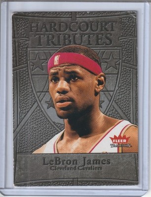 2004-05 Fleer Tradition - Hardcourt Tributes LeBron James #20 HT Insert 2nd YR