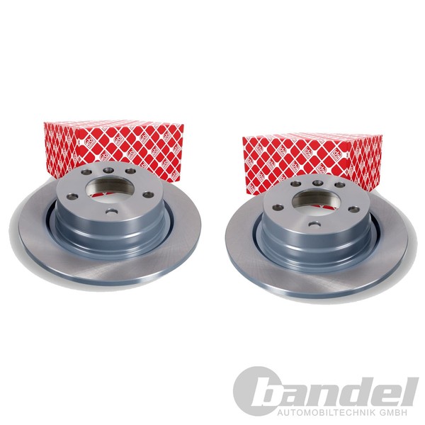 2X febi Bremsscheiben Ø290Mm Hinten Passend FÜR BMW 1 2-image
