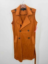 Pre-Owned Kendall & Kylie Tan Size Small Shift Knee Length Sleeveless Dress