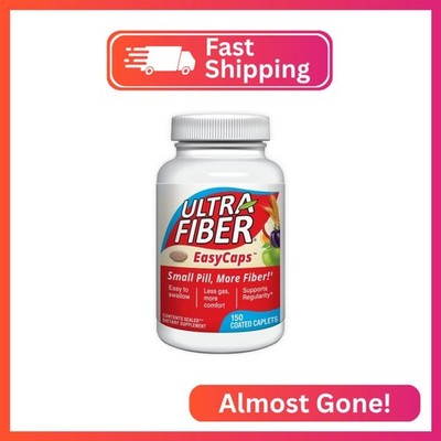 Ultra-Fiber Caplets   High-Fiber Supplement for Regularity   48% More Fiber per 