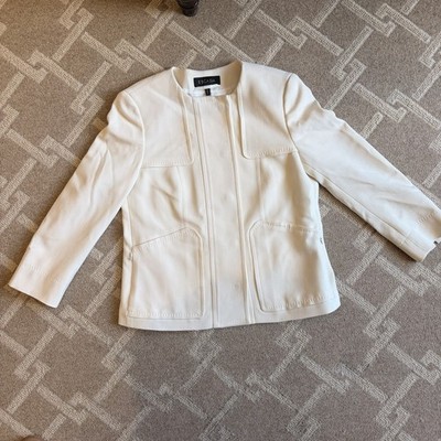 Cream ESCADA WOMENS BLAZER Size 38